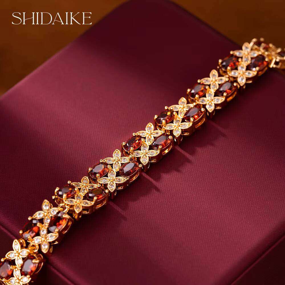 Designer Wristband Fashion Brass Gold-Plated Brand Colorful Women's Bracelet