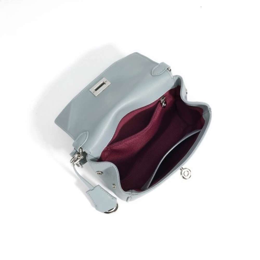 Motingsome Woman Genuine Leather Purse 2025 Niche Design Small Square Bag Fashion Lady Shoulder Messenger Satchel