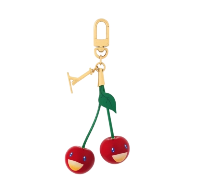 Designer Bag chrm Murakami Series Cherry TM CERISE Printed sunflower monogram Keychain Wallet Charm Hanging Chain Pendant Car Key Pendant