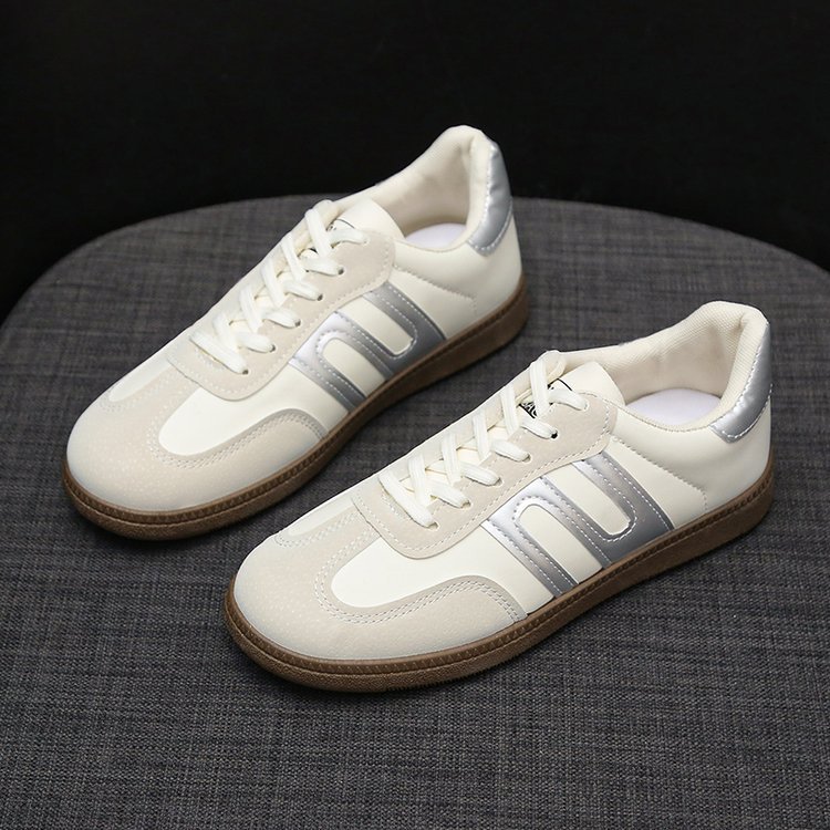 designer Shoes Export flat fashion white sneakers 2025 Spring New Style Korean version Forrest Gump shoes, German training board shoes Free shipping