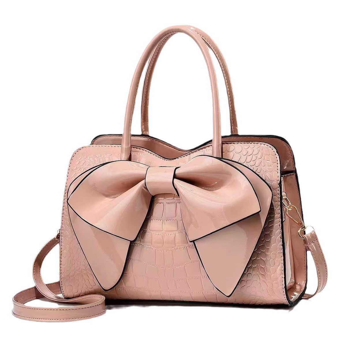 Free Shipping 2025 New Designer Bag Luxury Elegant Wallet Simple Korean Fashion Shoulder Bag Large Capacity Bow Handbag