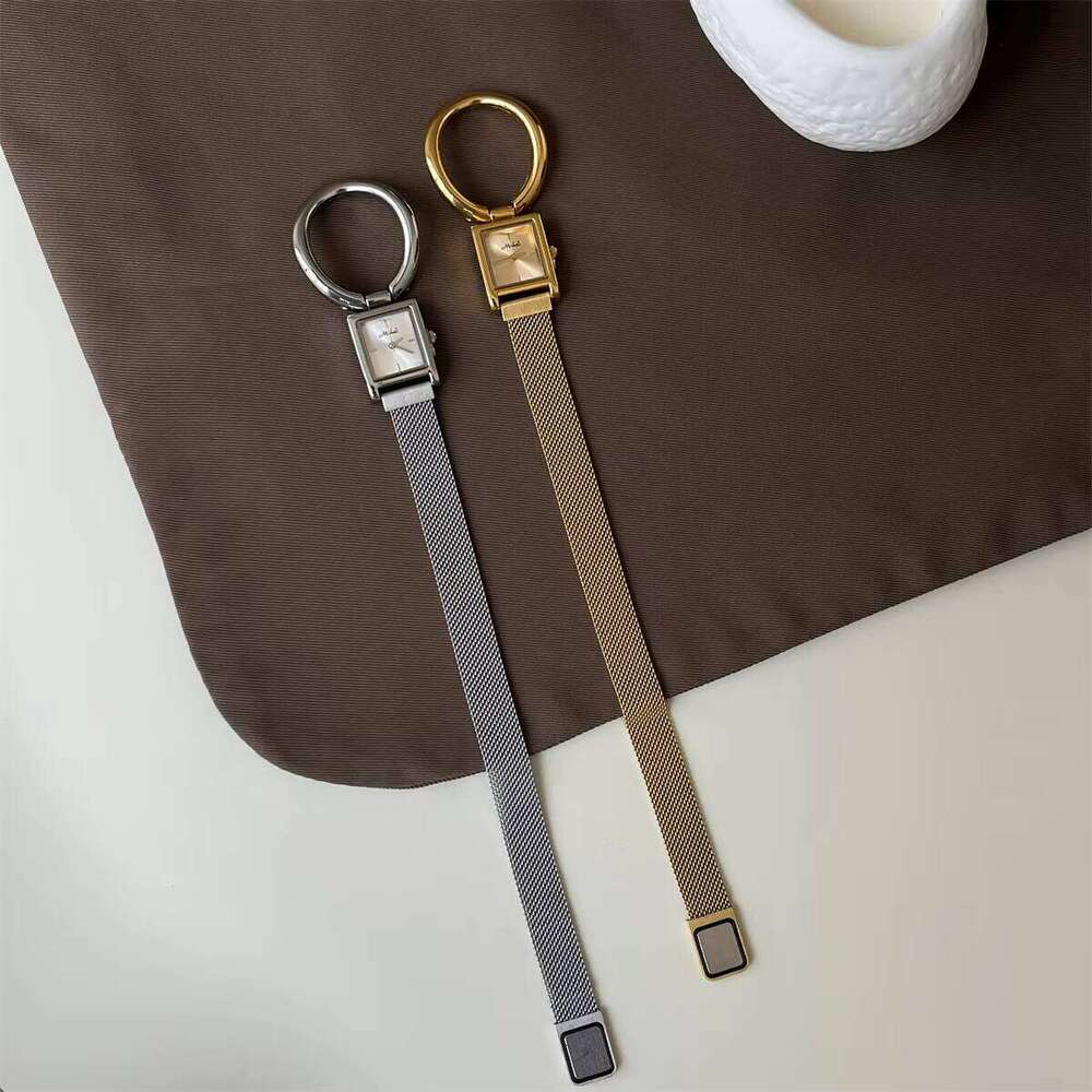 Unique Design New Women's Watch Large Ring Magnetic Mesh Strap Fashion Jewelry Bracelet Bangle