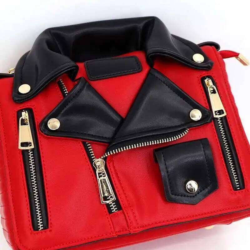 2025 European And American Style Women's Jacket Shape Design Handbag Microfiber Shoulder Cover Houndstooth Crossbody Bag