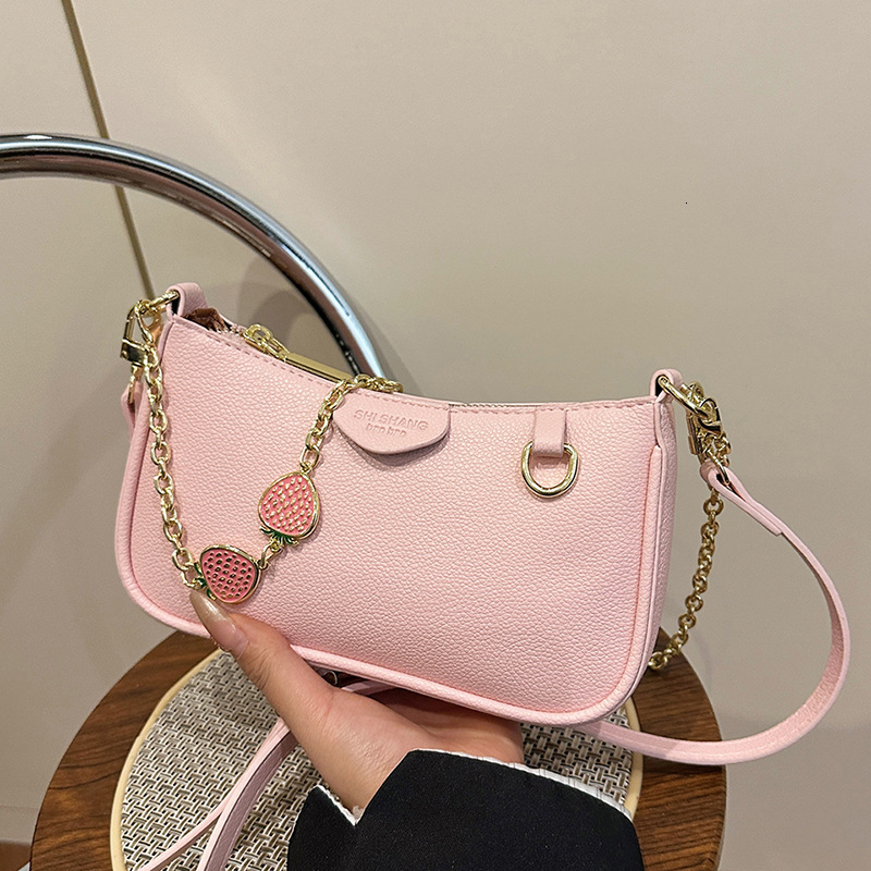 Luxury Brand Designer Bag 2025 New Fashion Versatile Chain Bag For Women High-End Niche Design Shoulder Crossbody Bag Casual Handbag Trend