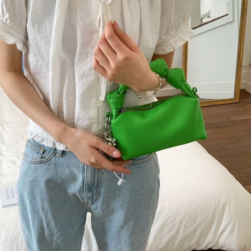 designer Minimalist Lychee Texture Underarm Small Bag for Women 2025 New Summer Trendy Fashion Handbag Versatile Shoulder Crossbody Bag
