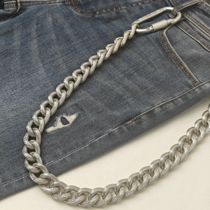 Model Minimalism Cuba Pants Chain Unisex Ones Waist luxurious Concise Accessories Punk Hip Hop Key Chain Wholesaler 250604