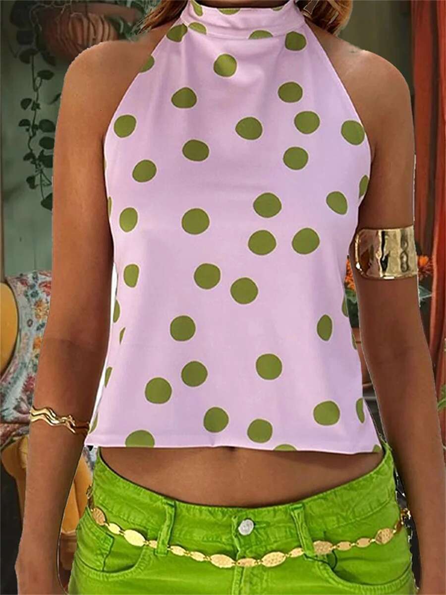 Womensexy V-neck Lace Camisole Tank Top Sleeveless Backless Floral Print Summer Blouse for Beach Vacation Party