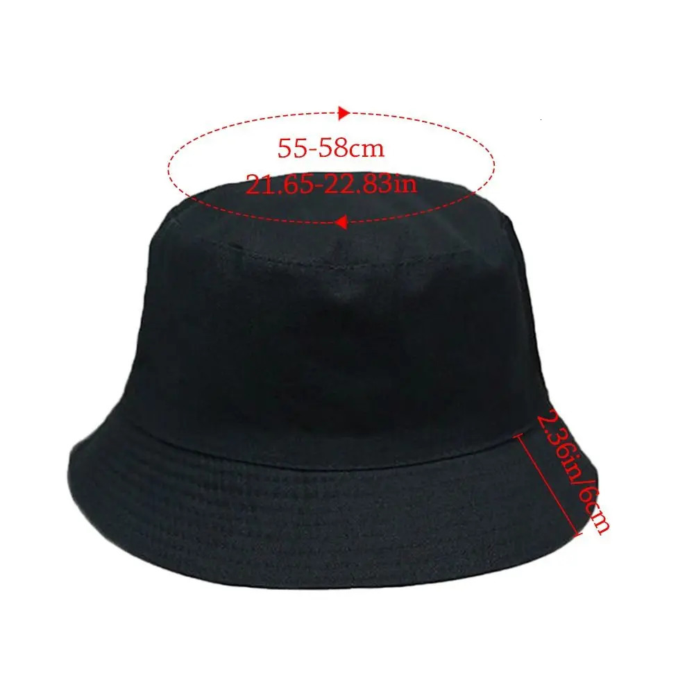 Foldable Double-sided Bucket Hat Summer Sun Hat Visor Fisherman Cap Sun Protection Big Brim Sunscreen Hats Caps for Men Women 250605