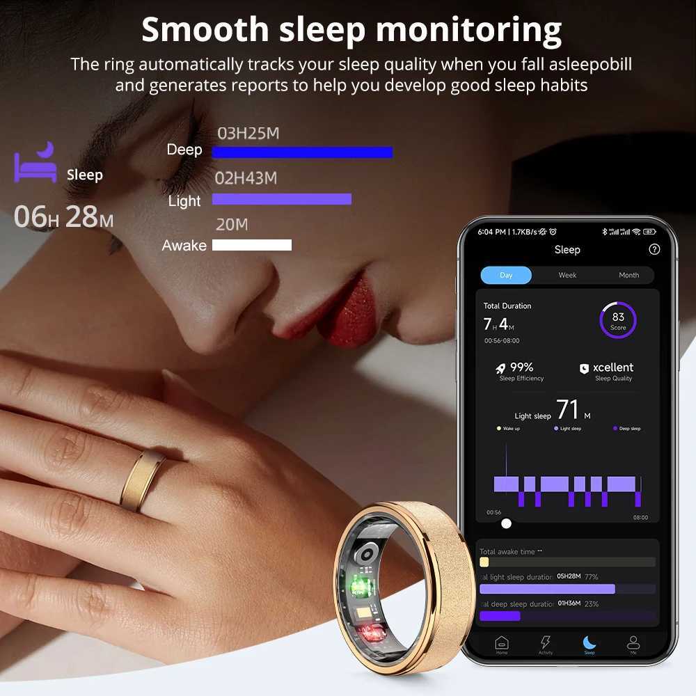 COLMI R10 Smart Ring with Charging Case for Men Wen Health and Sleep Monitor 5ATM Waterproof Mti-sport ModeC250607
