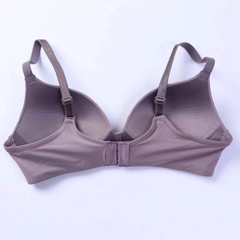 Ice Silk Bra For Women Comfort Wireless Gather Sexy Underwear For Women Push Up Simple Lingerie Seamless Brassiere Bralettle 250606
