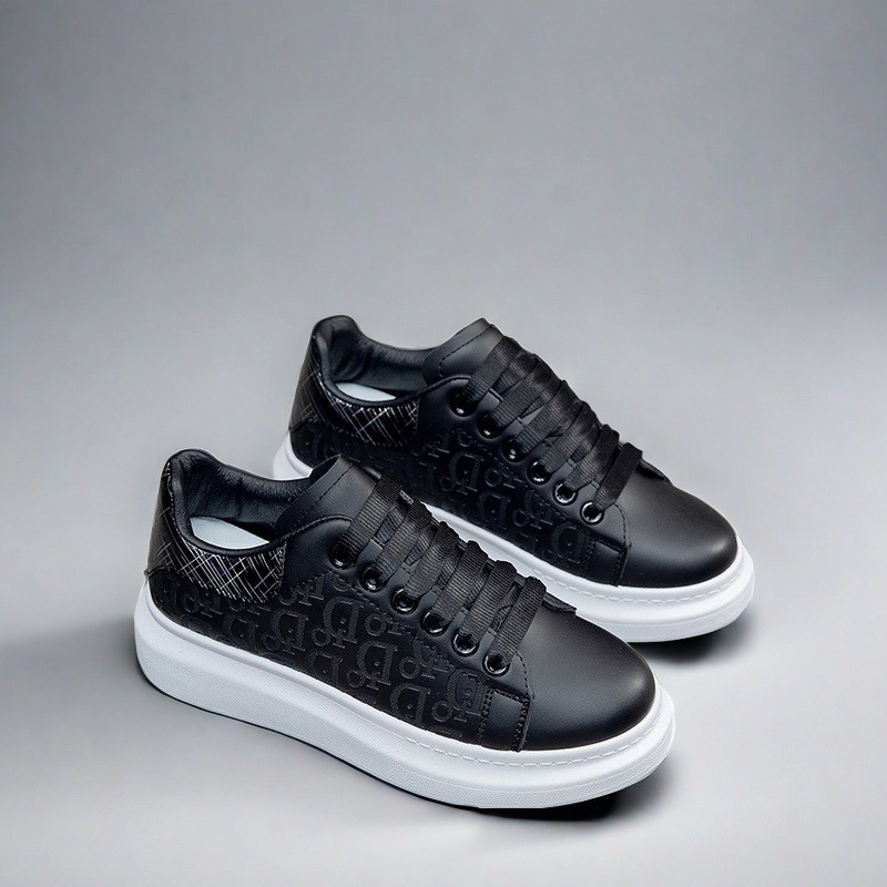 Free shipping casual shoes women sports shoes printed thick sole height increasing fashion comfortable daily outdoor wear Athleisure