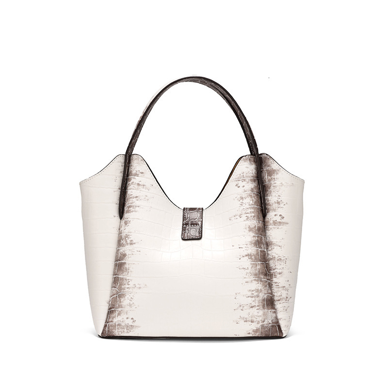 Free shipping High-Quality Niche Design Designer bags Crocodile Pattern Bag 2025 New Women's Fashion Versatile Shoulder Luxury Underarm Bucket Ba