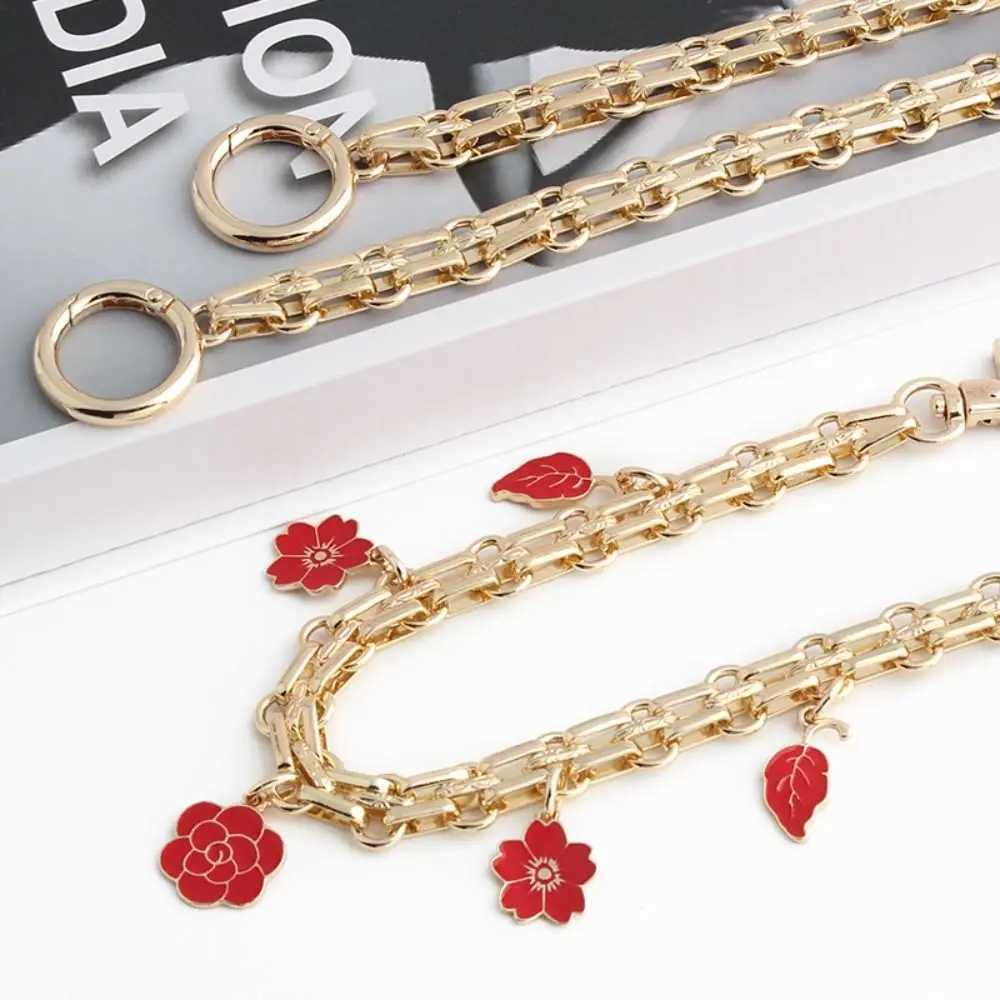 New 3 Styles Bag Chain Replacement Strawberry Handbag Straps Portable Metal Extension Chain Pendant Decoration XJ250607