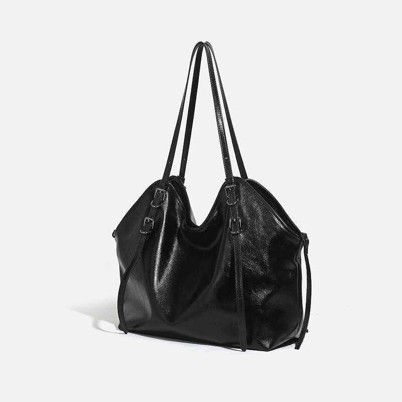 Casual Style Soft Leather Tote for Women 2024 Autumn Winter New Large Capacity Fashion Shoulder Crossbody Bag