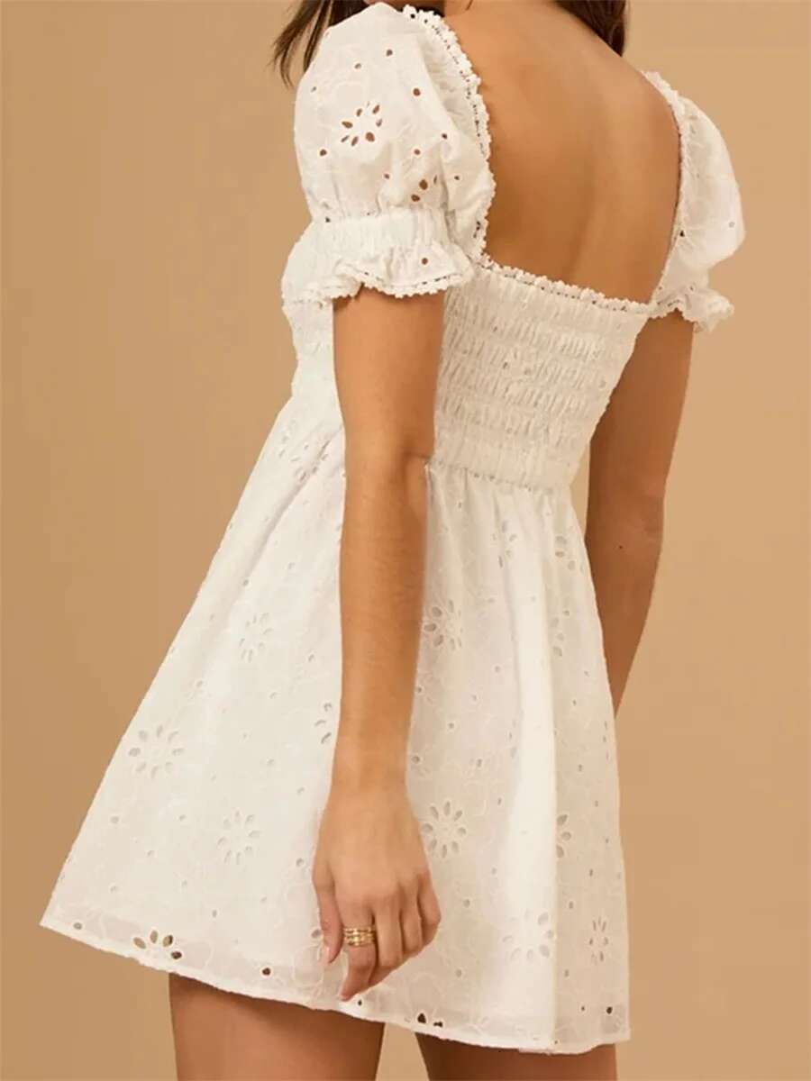 Womens Ruffle Sleeve Floral Print V-neck Wrap Dress with Tie Waist and Ruffle Hem Knee-length A-line Dress