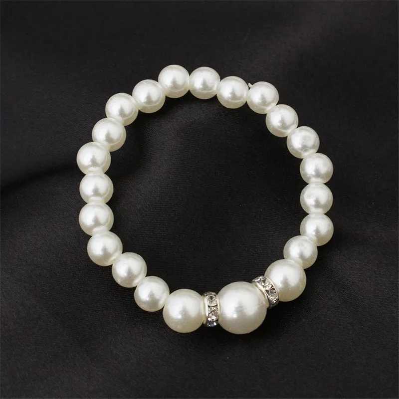 N308 Wedding Engagement Women Simulated Pearls Jewelry Set Necklace / Earrings / s Fashion Jewelry For Lady Party Gift Z250607