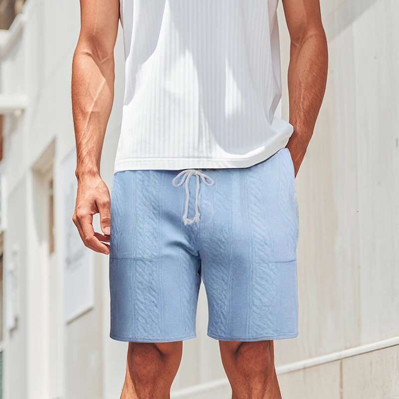 Mens Lightweight Cargo Shorts with Multiple Pockets and Adjustable Drawstring Waistband for Outdoor Activities