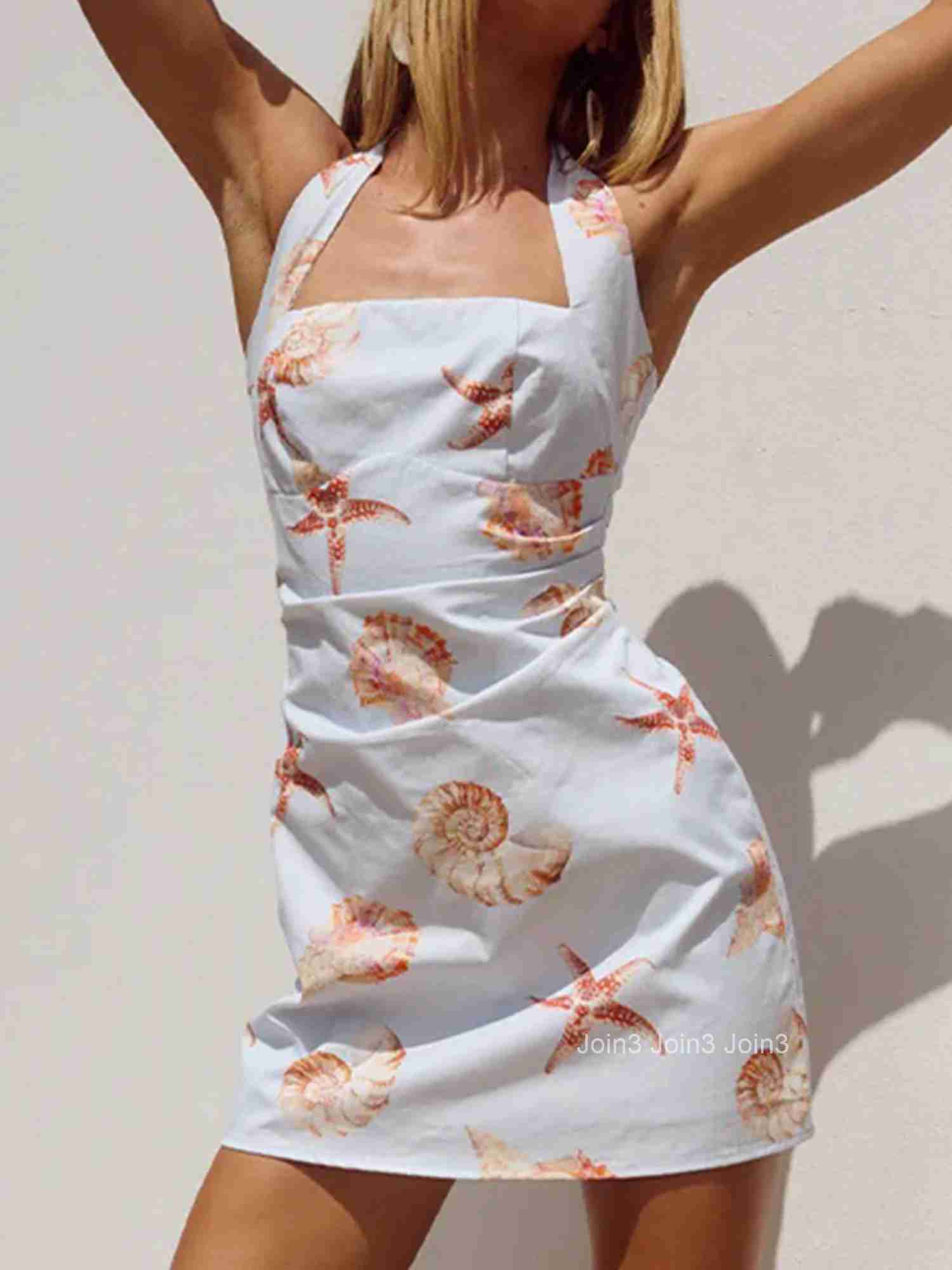 Elegant Floral Print Off Shoulder Ruffle Bodycon Dress for Womensummer Beach Party Wedding Guest Dress