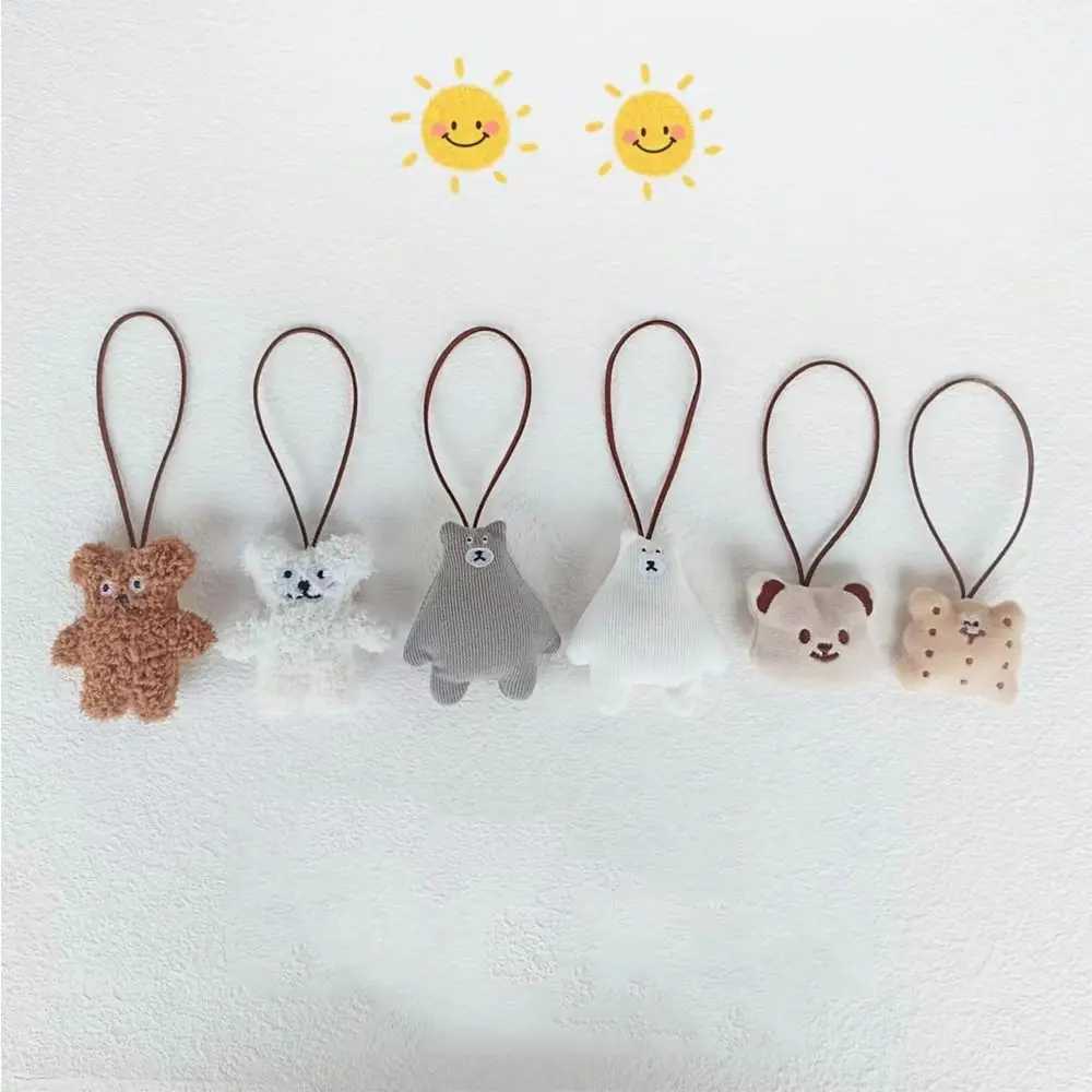 Cloth Bear Bag Pendant Soft Bag Charms Bag Match Accessories Cue Backpack Decoration Cookie Korean Style Animal Lanyard Girl XJ250607
