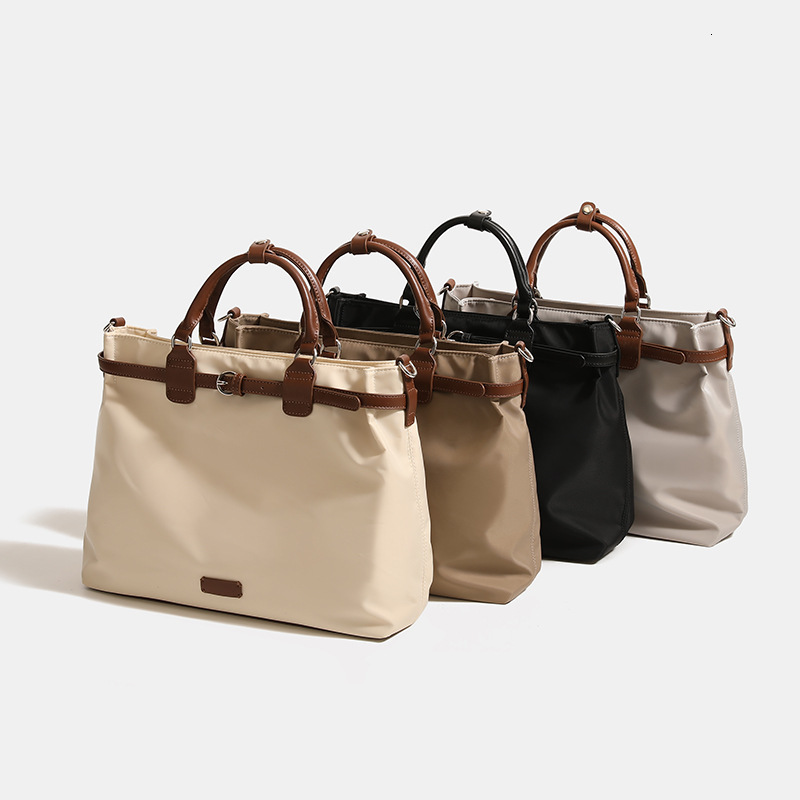 Designer Bags Women's Handbag Free Shipping Vintage Casual Luxury Large Capacity Bag Summer New Commuter Tote Bag Splicing Solid Colors Shoulder 