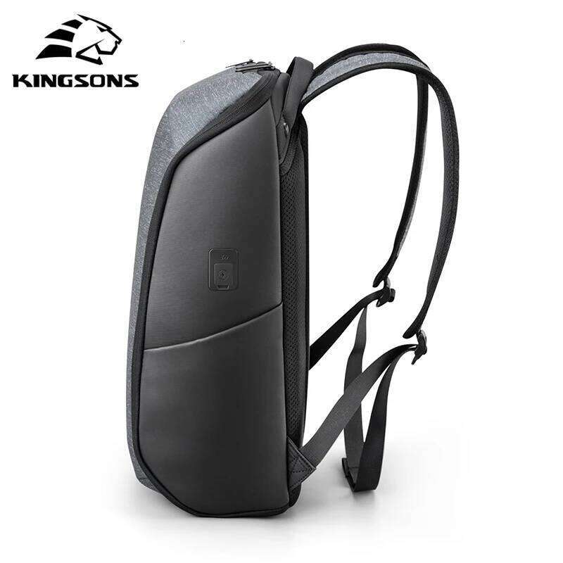 Kingsons Waterproof Men Foldable Travel Fashion Laptop Backpack 15.6 inch Male School Bags for Teenage Boys 2023