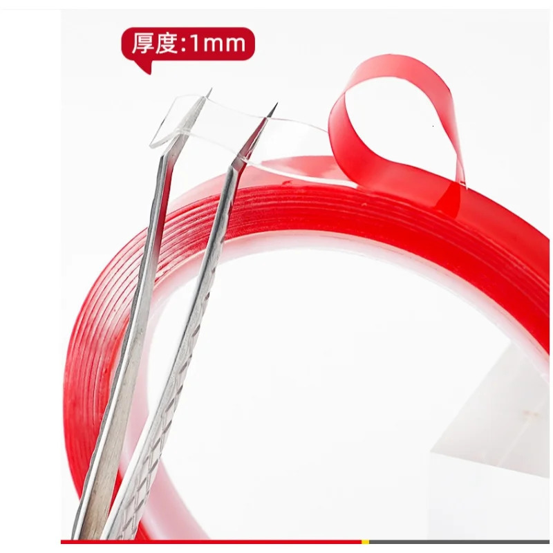 1Roll 10m Double Sided Nail Art Adhesive Tape For False Tips Display Creative n Sticker Strong Sticky Glue 250605