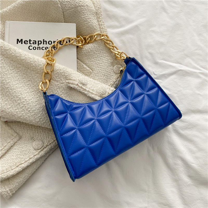 Free Shipping 2025 New Designer Bag Fashionable Luxury Wallet Korean Style Quilted Color Blocked Shoulder Bag High-quality Trendy Handbag