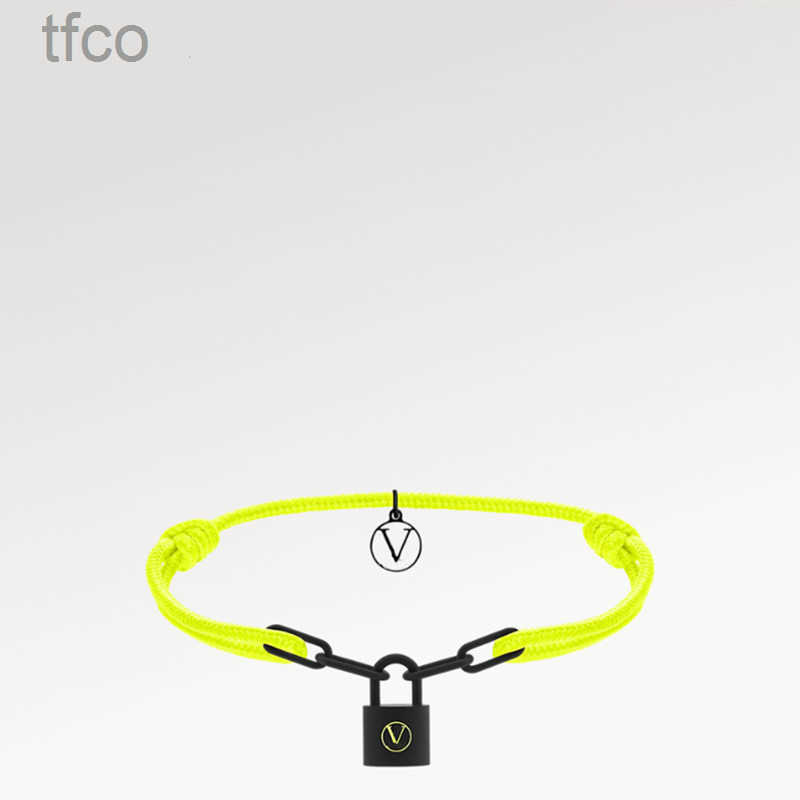 Designer Bracelets With Box Men Green Black Hand Rope Chains Letter Charm Bracelets Lock Design Luxury Bracelets Bangles Women Men Best Jewelry Couples Gift
