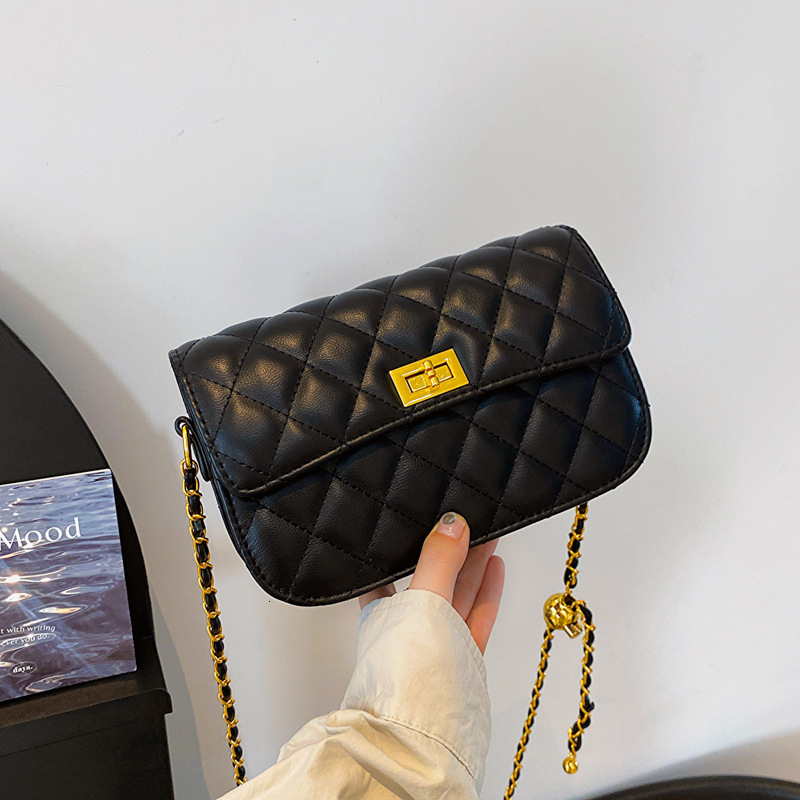 designer French Niche Design Small Square Bag for Women 2025 Fashion Trendy Chain Underarm Bag Single Shoulder Crossbody Small Square Bag