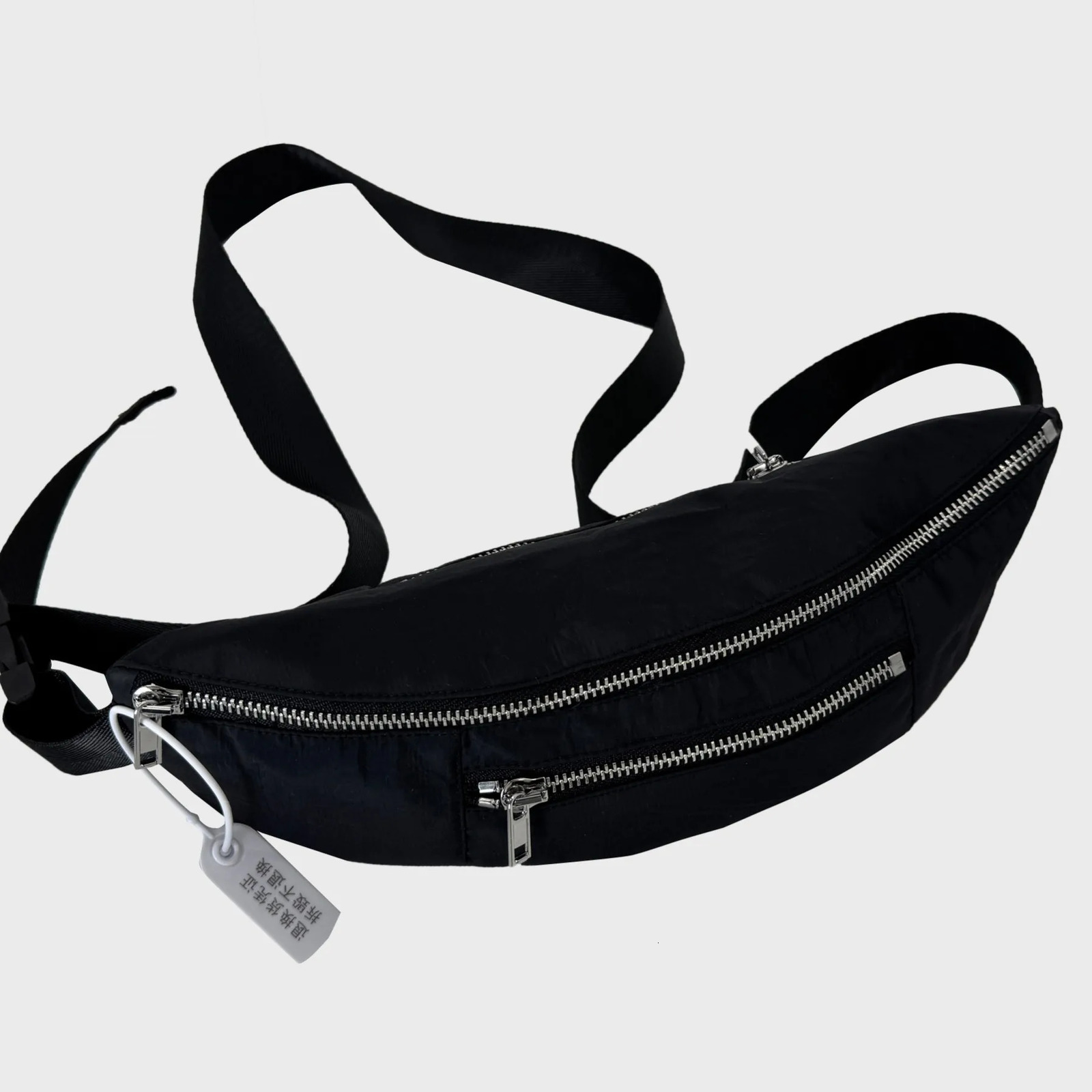 Owen Seak Mens Breast Package Women Outdoor Sports Bag Nylon Canvas Pouch Koreanstyle Waist Crossbody Male Banana Bag 250605