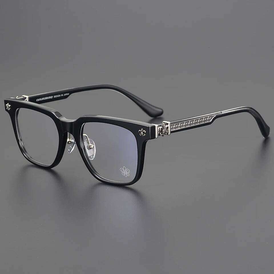2024 New Women's Acetate Fashion Square Frame Designer Brand Men's Optical Prescription Reading Business Glasses