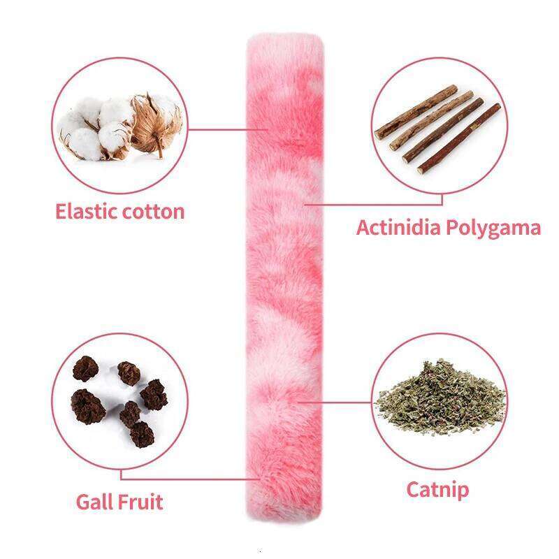 Plush Chew Toy Caip Self-hi Bite Strip Teaser Toys for Cats Soft Interactive Cat Plaything Katten Speelgoed