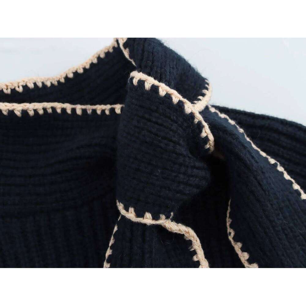 Coats Designer Women DEEABAE Winter Clothes Women 2025 Christmas Pullovers Sweet Bow Decoration Color Matching Long Sleeve Sweater Designer