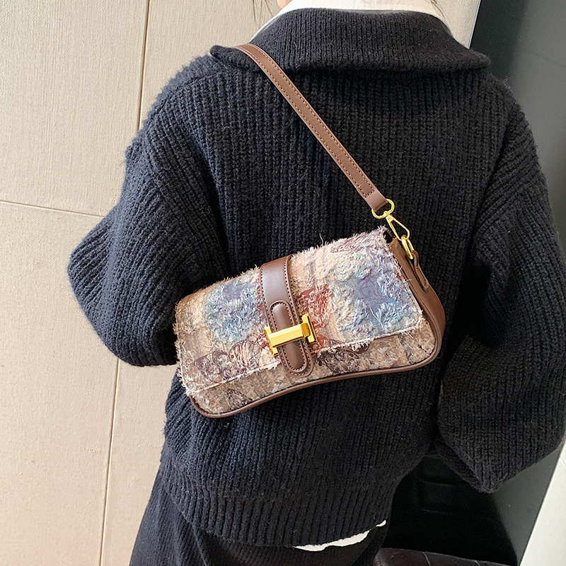 Free Shipping Designer Bag Niche Underarm Womens 2025 New Fashionable Luxury Single Shoulder Crossbody Bag Casual Handbag Bags