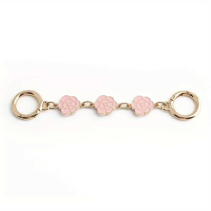 1PC camellia extension chain bag strap extension chain crossbody bag handbag handle replacement accessories decorative chain XJ250607