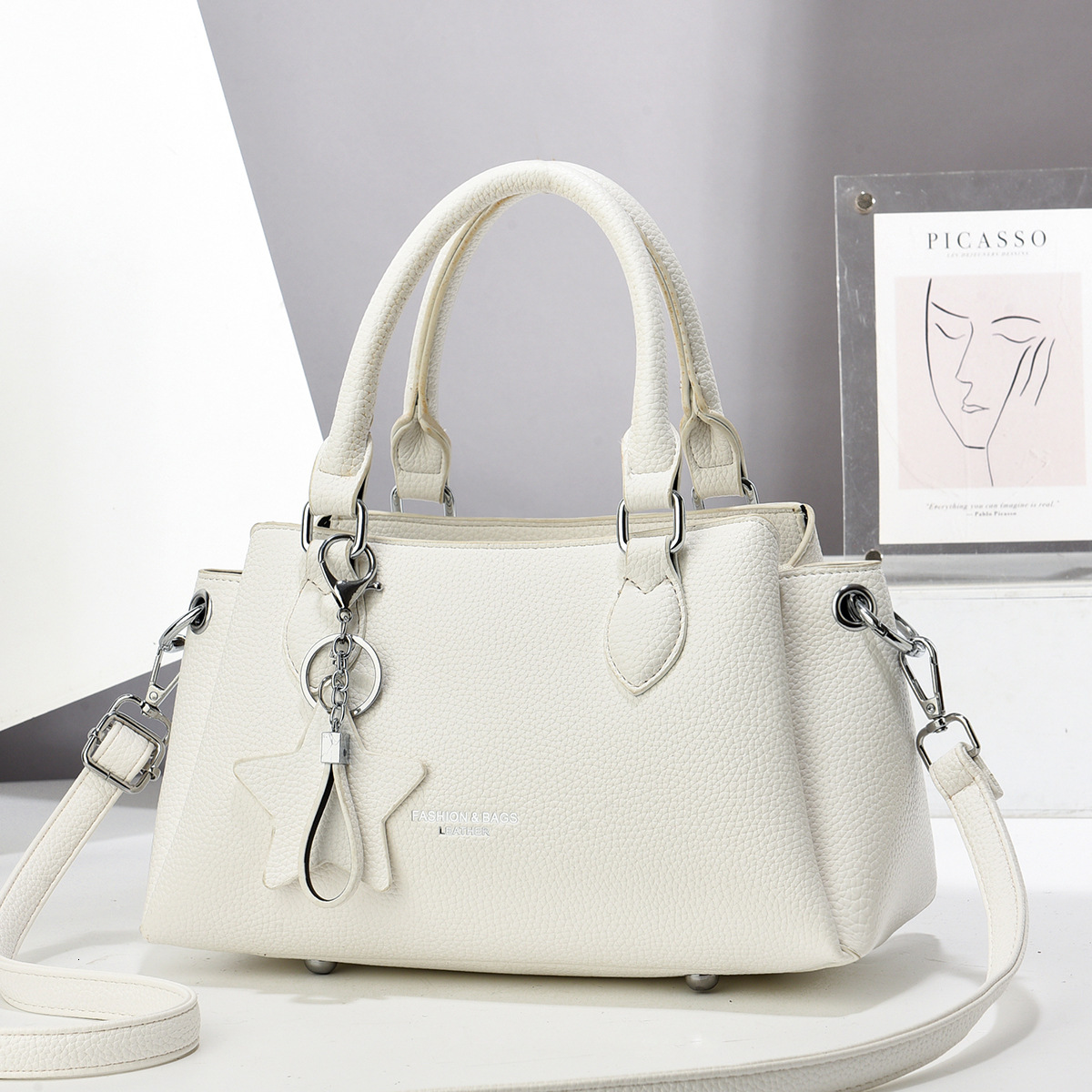 Luxury Brand Designer Bag Elegant New 2025 Fashion Women's Bag Small Tote Bag Light Luxury Quality Ladies Handbag Single Shoulder Crossbody Bag W