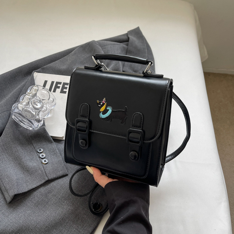 designer French Retro Color-Block Backpack for Women, Cambridge Bag, Autumn/Winter 2025 New Trendy Women's Bag, Single Shoulder Crossbody Handbag