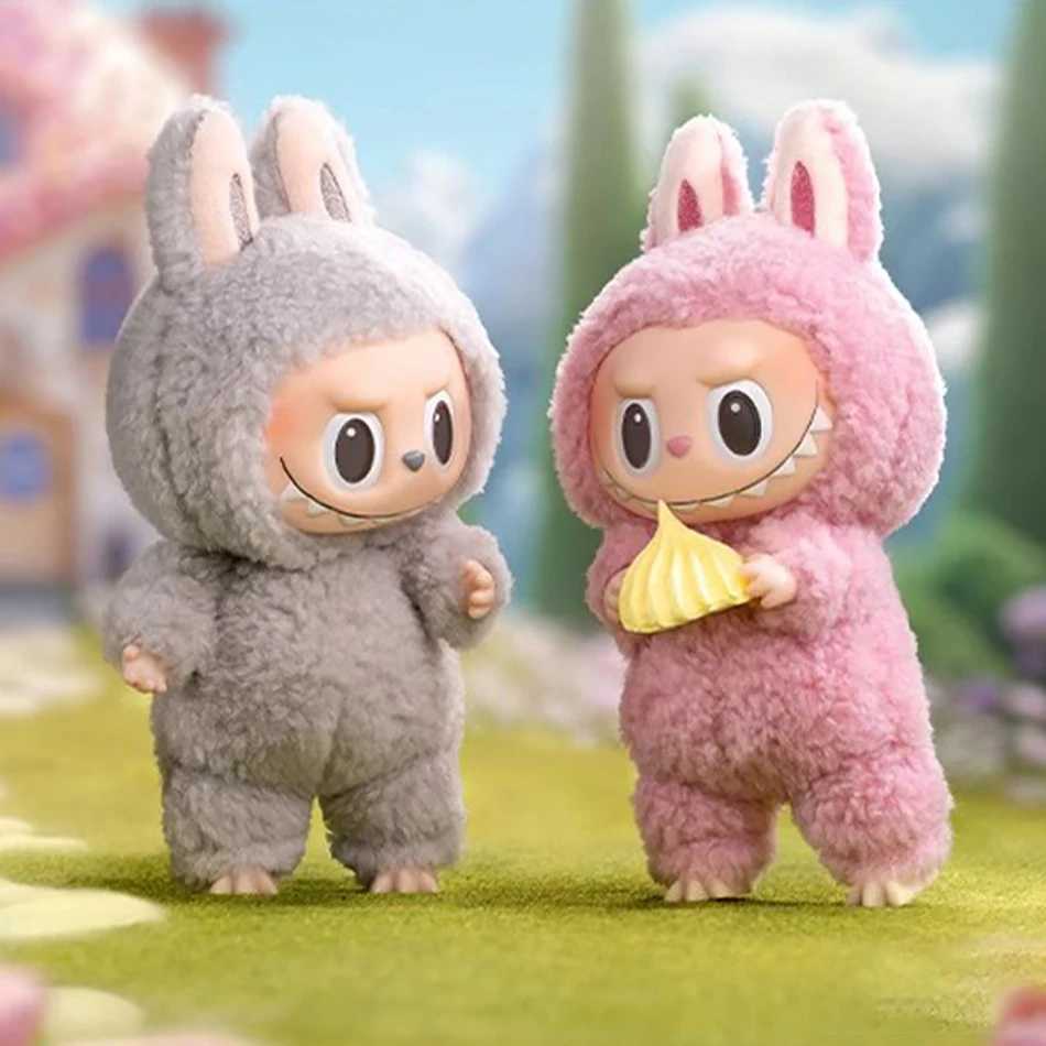 Labbubu Blind Box Plush Doll Macaron Action Anime Figure Doll Hobbies Pendant Ornament Cute Keychain PVC Kid Festival Gift Z250607