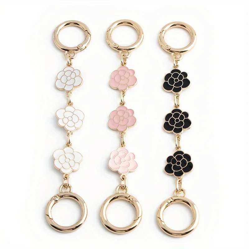 1PC camellia extension chain bag strap extension chain crossbody bag handbag handle replacement accessories decorative chain XJ250607
