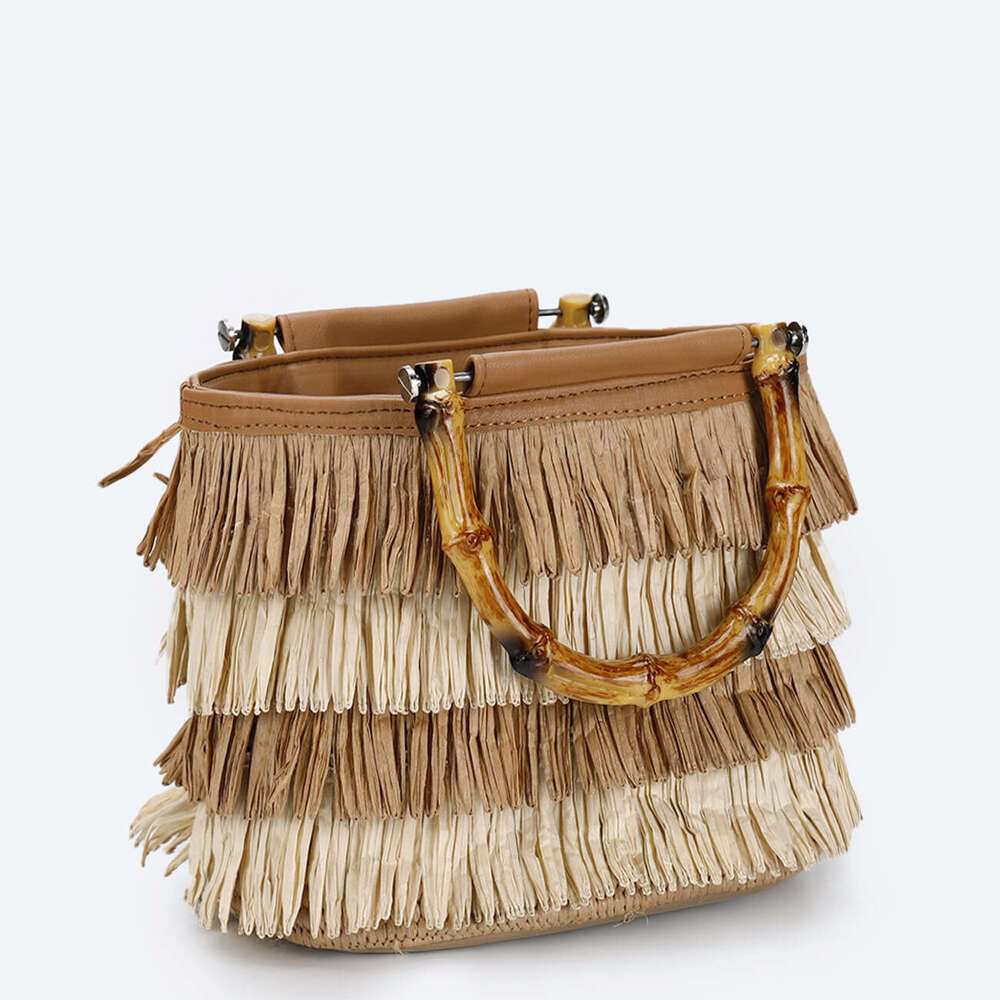 UR Vacation Straw Tote bag For Women New Summer Travel Beach Casual Shoulder bag Underarm Bag Handbag