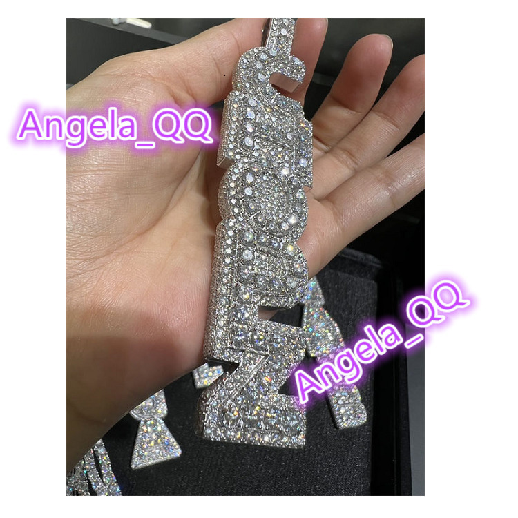 High Quality Luxury VVS Moissanite 925 Silver Plated Manufacturer Direct Sales Freezing Point Luxury Necklace