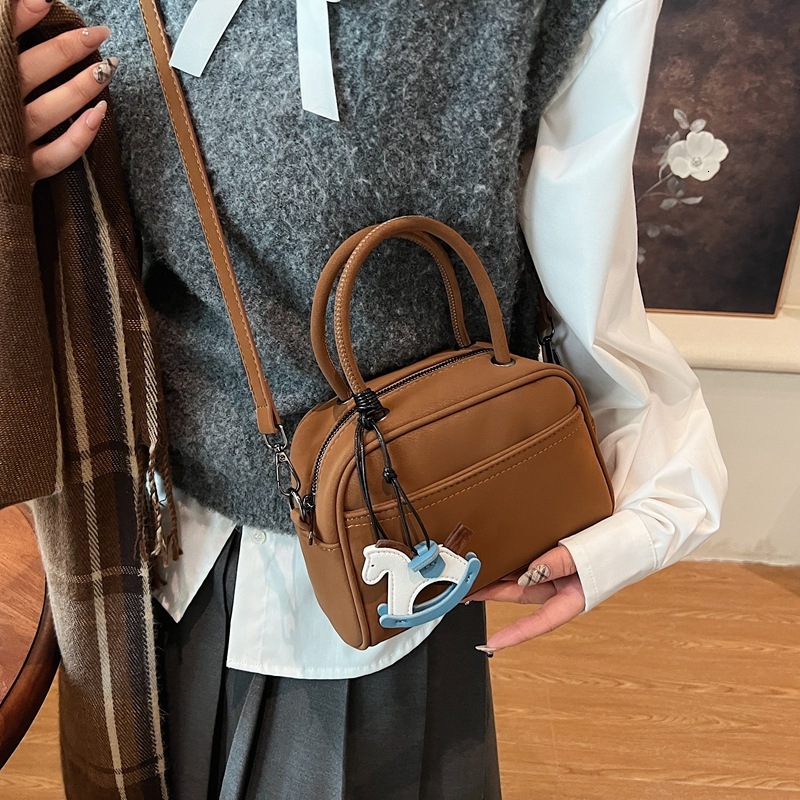 designer Korean Style INS Fashion Handbag Small Square Bag for Women 2025 Summer New Simple Versatile Shoulder Bag Casual Crossbody Bag