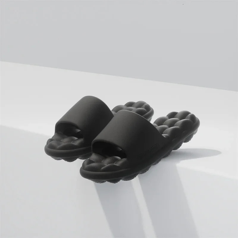 Men Anti-slip EVA Massage Summer Slippers Women Lightweight Bathroom Cozy Sandals Couple Unisex House Indoor Soft Home Shoes 250605