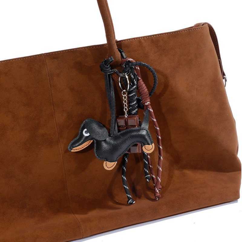 Braided Rope Bag Charm Pendant For Women Leather Trojan Bags Hanging Ornament Keychain Decoration DIY Bag Accessories XJ250607