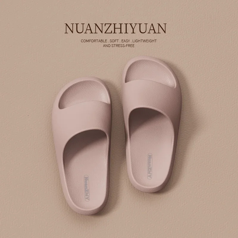 Women Cloud Slippers Men Summer EVA Non-slip Bathroom Shoes Couple Unisex Home Indoor Outdoor Beach Sandals 250605