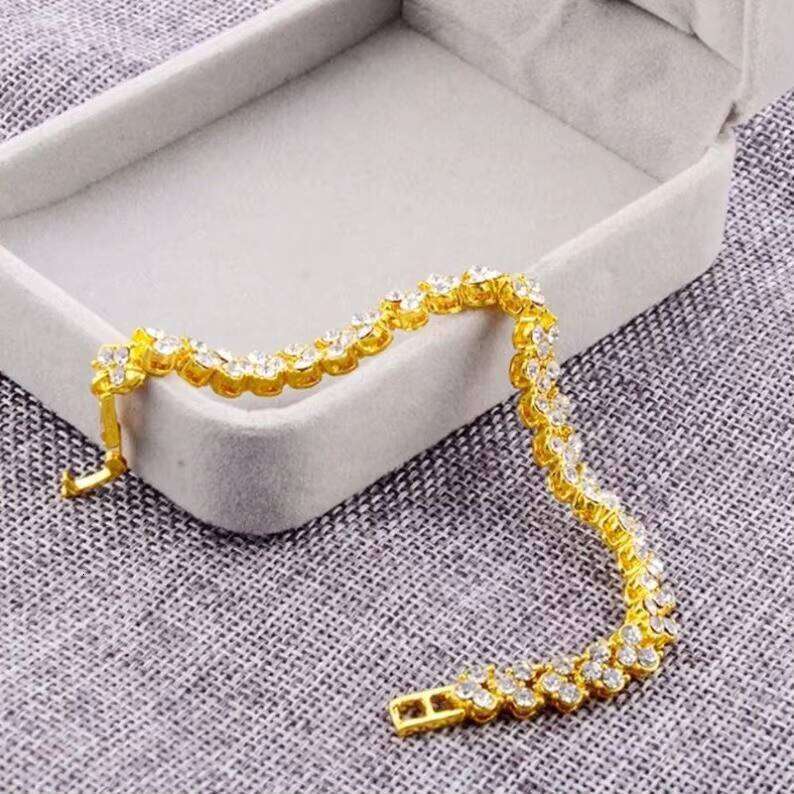 3 Colors Women's fashion Roman Style Crystal Bracelet Gift Accessories