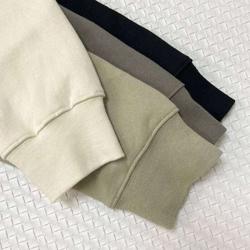 Trendy Men's Zipper Hoodies Classic Double Line Chest Two Rows Letter Hoodie Brand Couple High Street Loose Coat Top