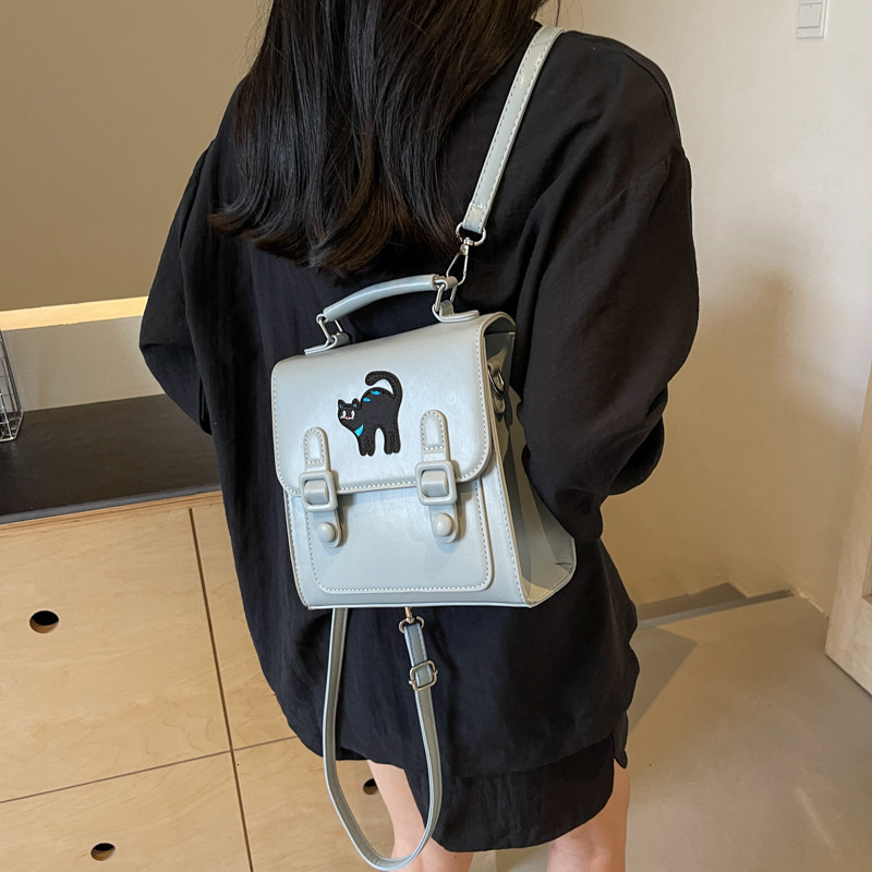 designer French Retro Color-Block Backpack for Women, Cambridge Bag, Autumn/Winter 2025 New Trendy Women's Bag, Single Shoulder Crossbody Handbag