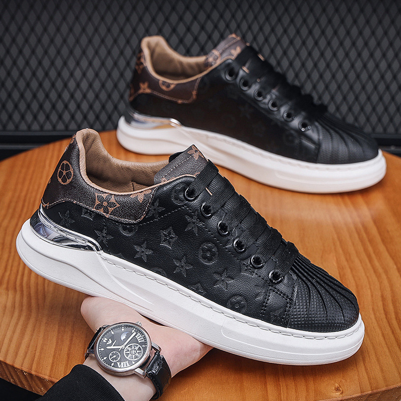 designer shoes Spring 2025 New white sneakers, men's trendy shoes, Korean version fashionable casual sports shoes, men's sneakers, men'