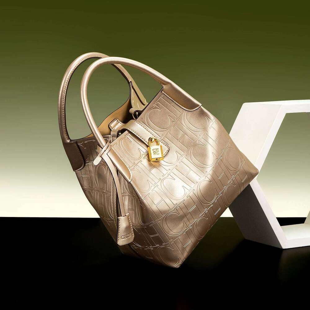 Fashion Classic Retro Solid Color Women's New 2025 Crossbody Business Commuter Bucket Bag